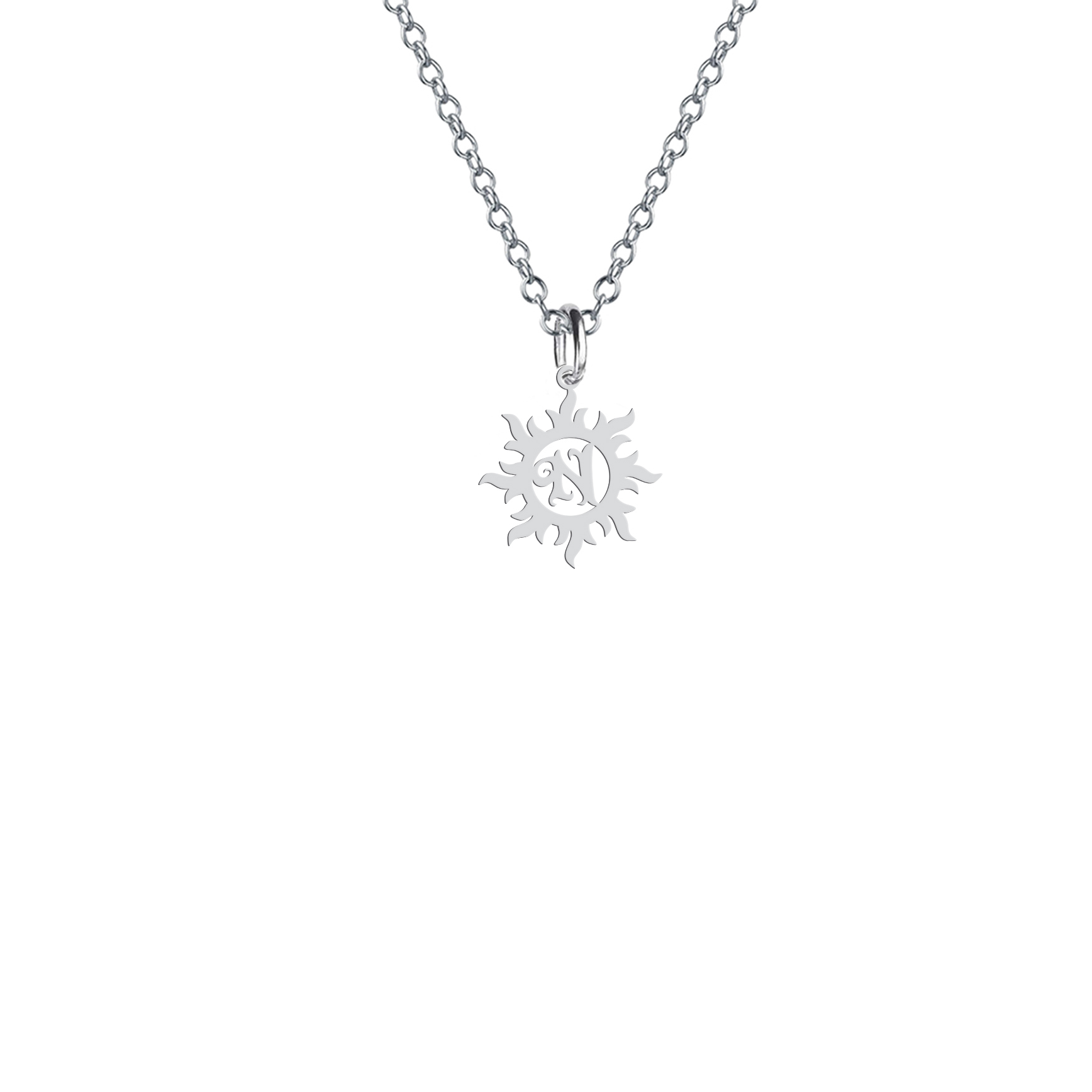 گردنبند هایکا مدل خورشیدو حرف N کد s.ha2-822