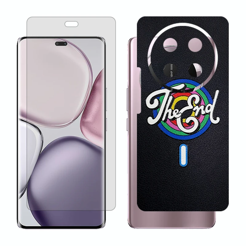 محافظ صفحه نمایش شفاف گلس مدل Together مناسب برای گوشی موبایل آنر X9c به همراه برچسب پوششی
