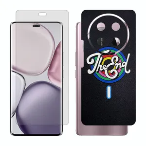 Glass Together model matte screen protector suitable for Honor X9c mobile phone with back cover sticker