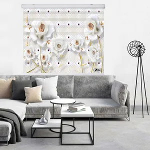 پرده زبرا زیو کد 3D1206 سایز 150x200 سانتی متر