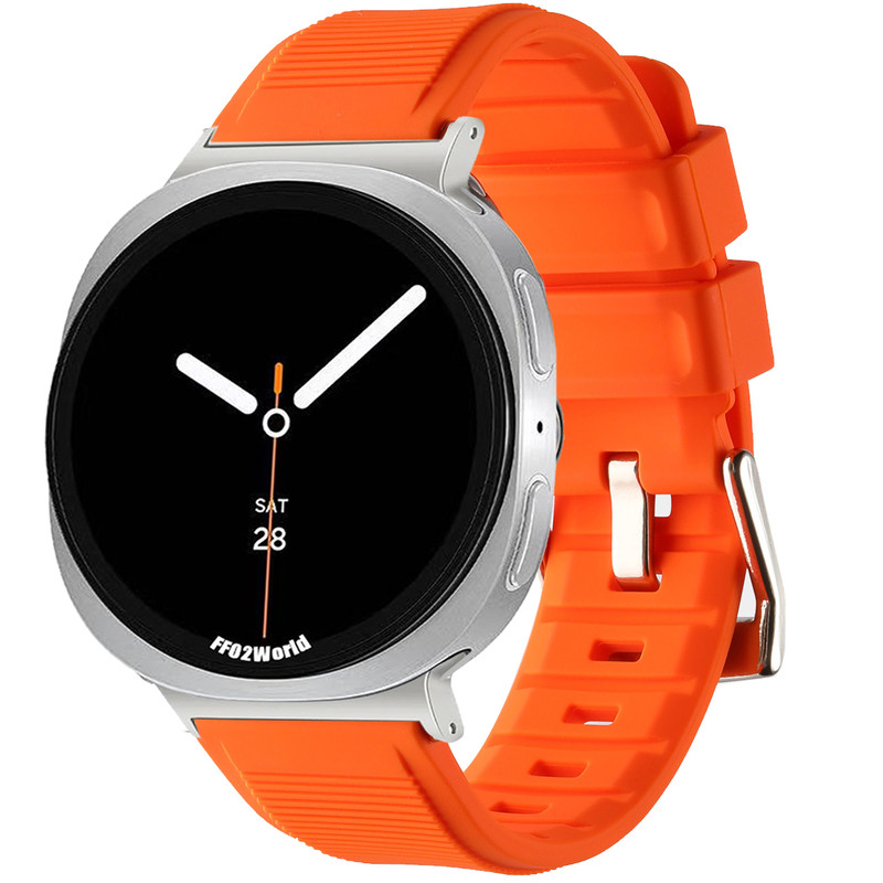 بند اسپریگ مدل Silic RLX مناسب برای ساعت هوشمند سامسونگ Galaxy Watch 8 40mm / 8 44mm / 8 Classic 46mm