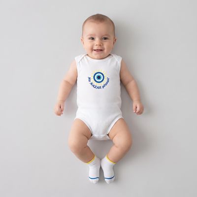 بادی بدون آستین نوزادی نیل کوک مدل No NAZAR