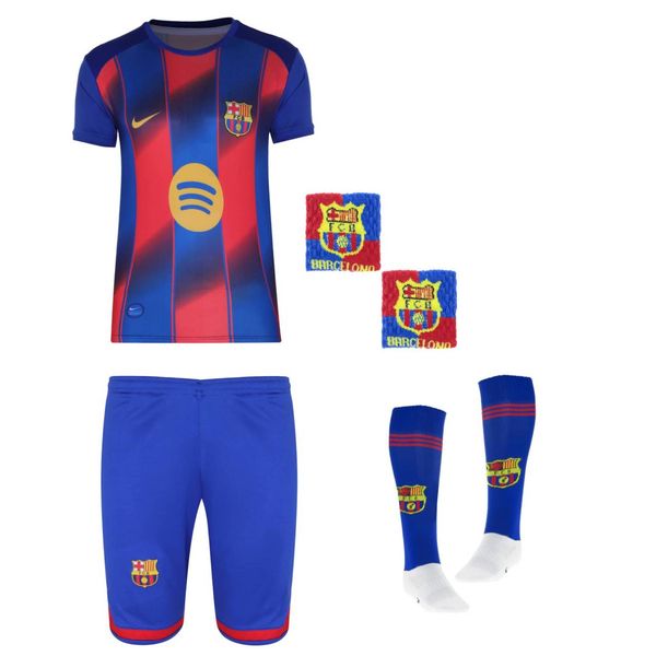 ست 5 تکه لباس ورزشی پسرانه مدل  بارسلونا طرح یامال کد 2026