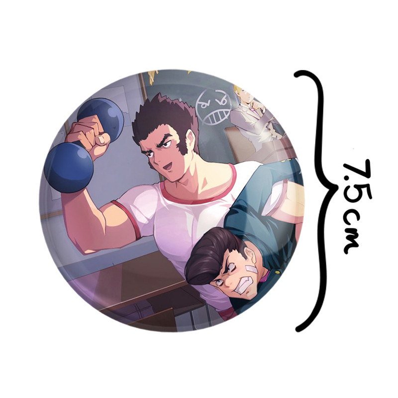 آینه جیبی خندالو مدل انیمه موب سایکو Mob Psycho 100 کد 24438