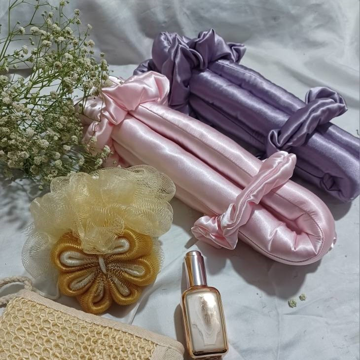 بیگودی مدل ربان کرلی به همراه کش مو بسته 2 عددی