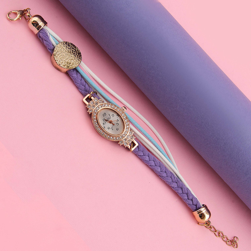 ساعت مچی عقربه ای دخترانه مدل فانتزی کد WHW_210