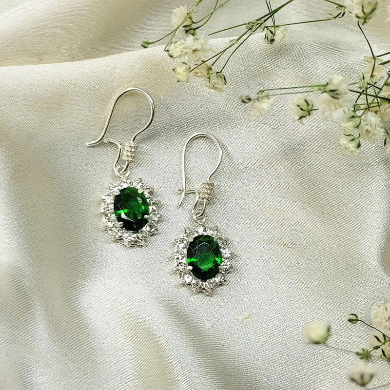 عکس شماره 8 : سرویس نقره زنانه سلین کالا مدل زمرد کد 90