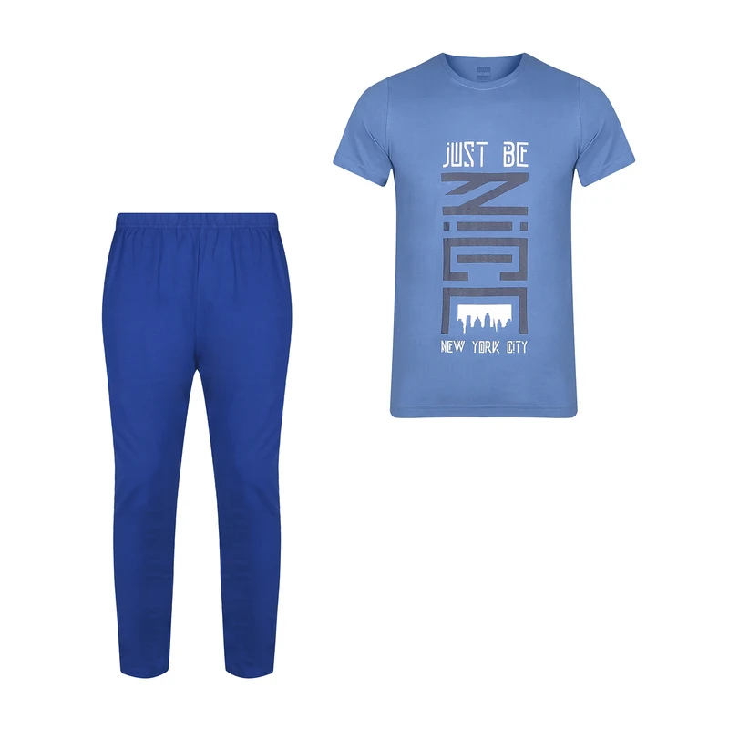 ست تی‌شرت آستین کوتاه و شلوار راحتی مردانه سیلکا مدل new