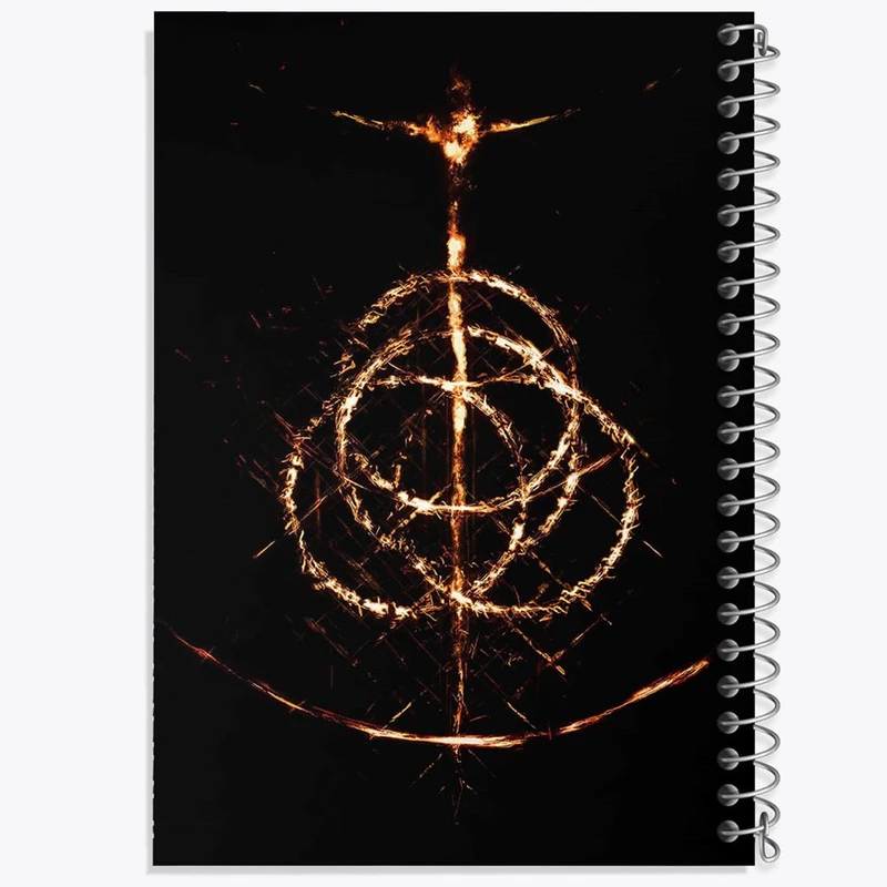 دفتر لیست خرید 50 برگ خندالو طرح بازی الدن رینگ Elden Ring کد 26128