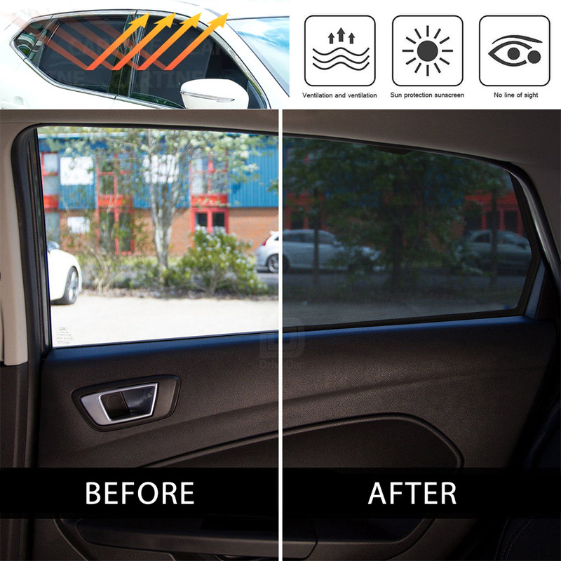 آفتاب گیر خودرو مدل UV RESISTANT مناسب برای پژو پارس مجموعه 5 عددی