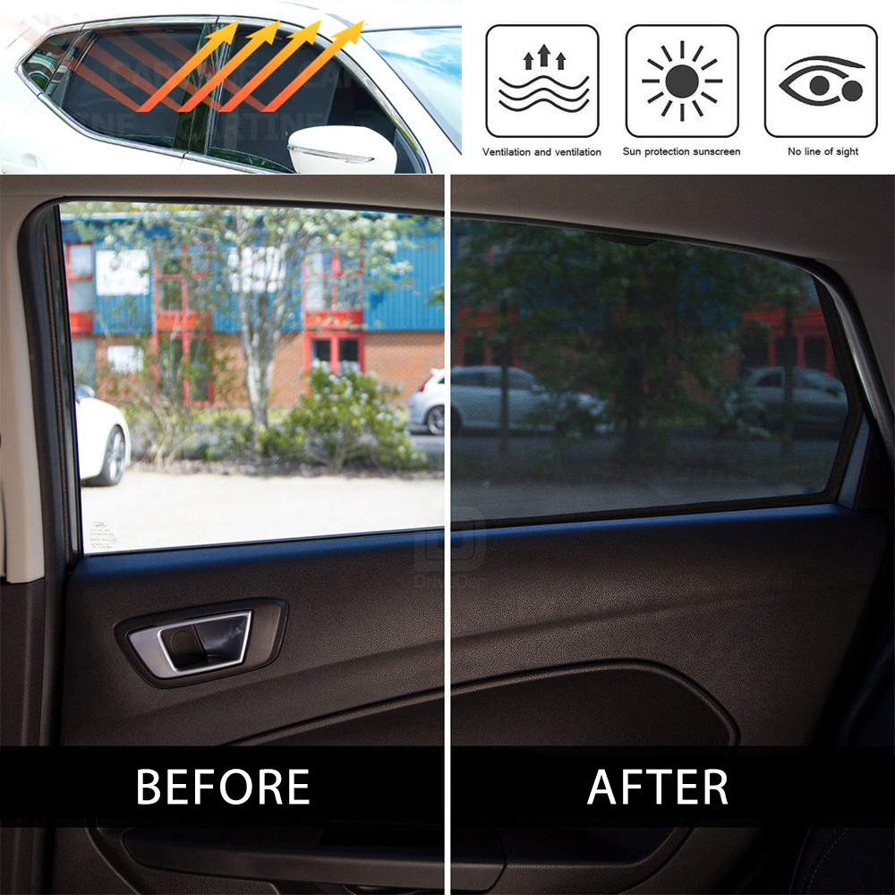 آفتاب گیر خودرو مدل UV RESISTANT مناسب برای سمند LX مجموعه 5 عددی