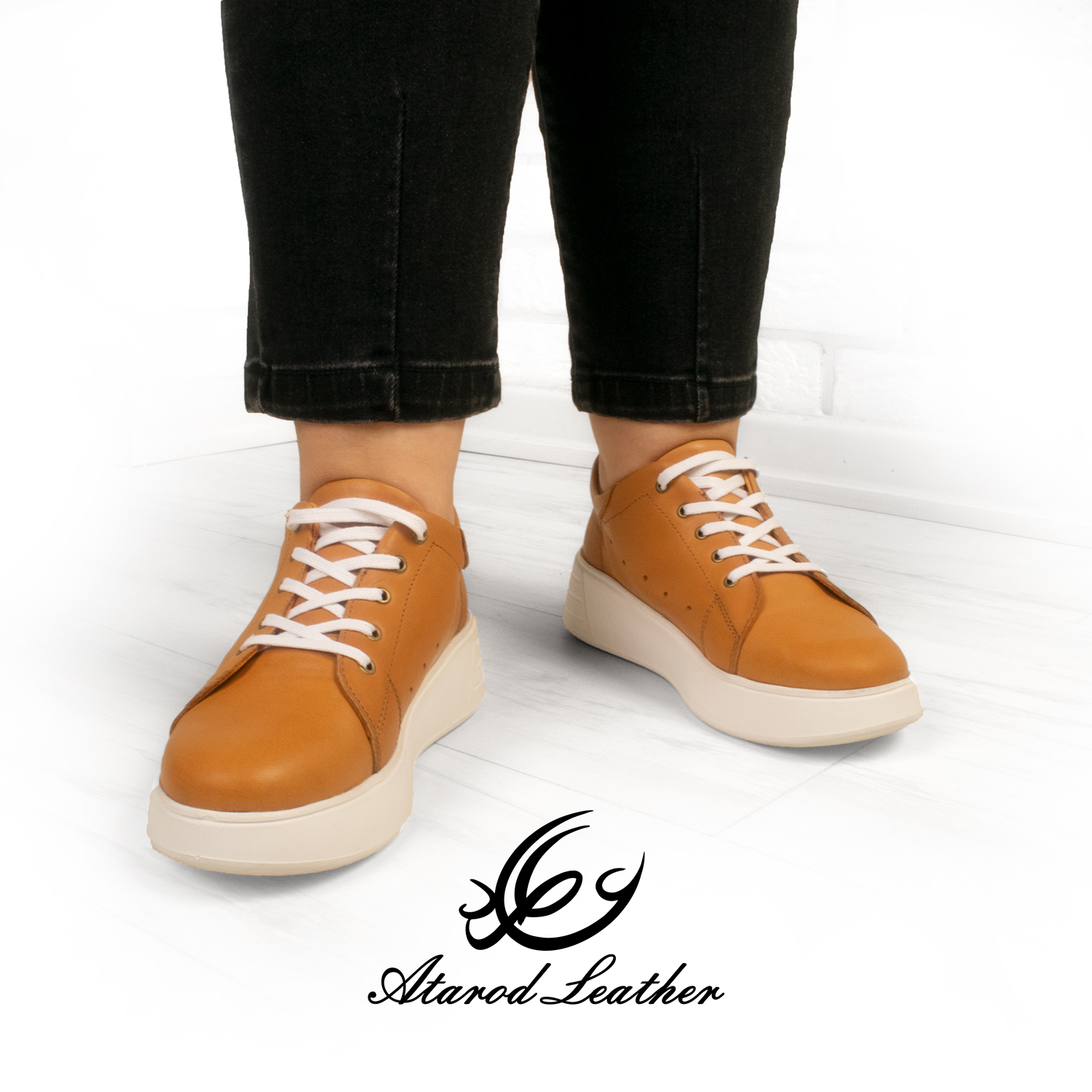 کفش روزمره زنانه چرم عطارد مدل چرم طبیعی کد SH63 -  - 13