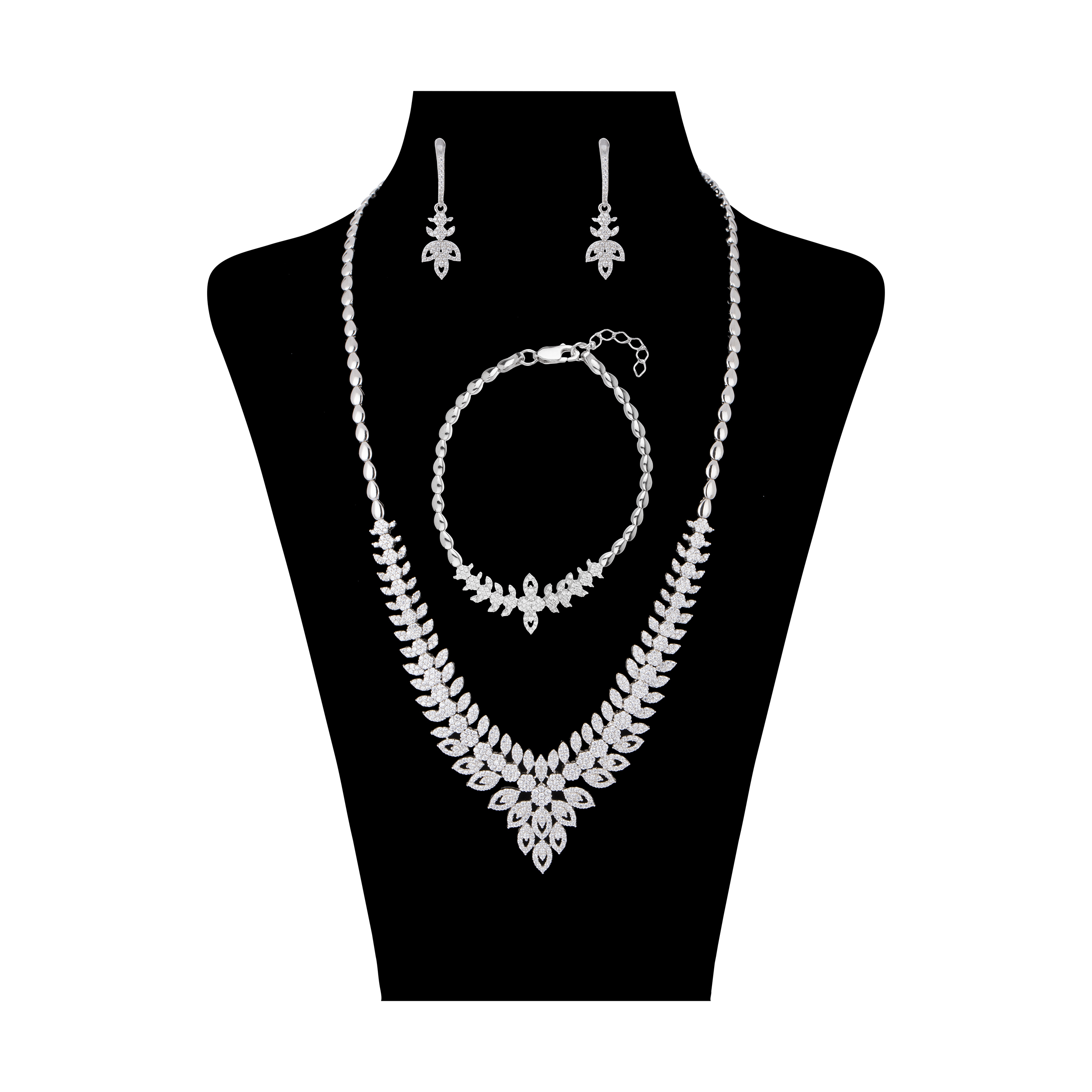 نیم ست نقره زنانه سینانر مدل SNR-R072