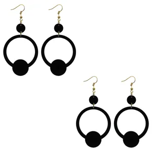 گوشواره زنانه هانستو مدل E2-100 مجموعه 2 عددی