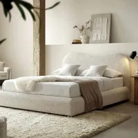 تخت خواب چوبی دو نفره مدل تدی سایز 200&times;160 سانتی متر