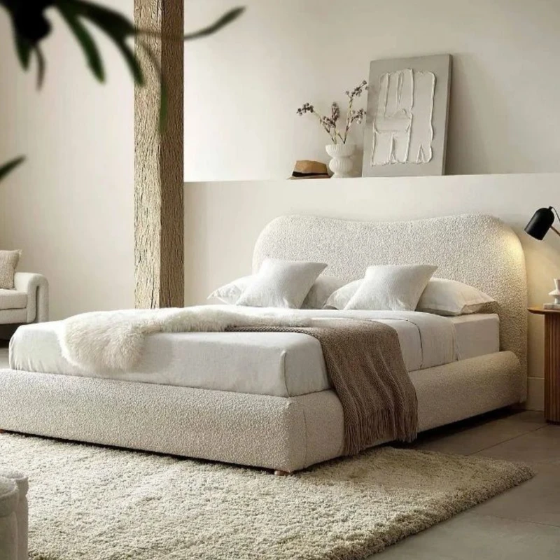 تخت خواب چوبی دو نفره مدل تدی سایز 200×160 سانتی متر