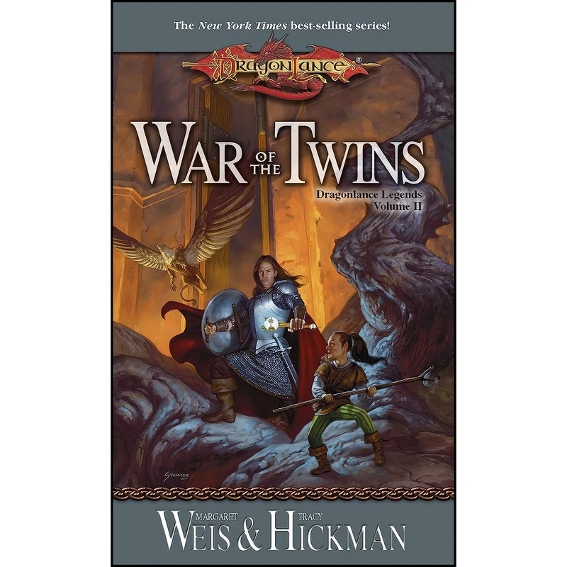 کتاب War of the Twins  اثر Margaret Weis and Tracy Hickman انتشارات Wizards of the Coast
