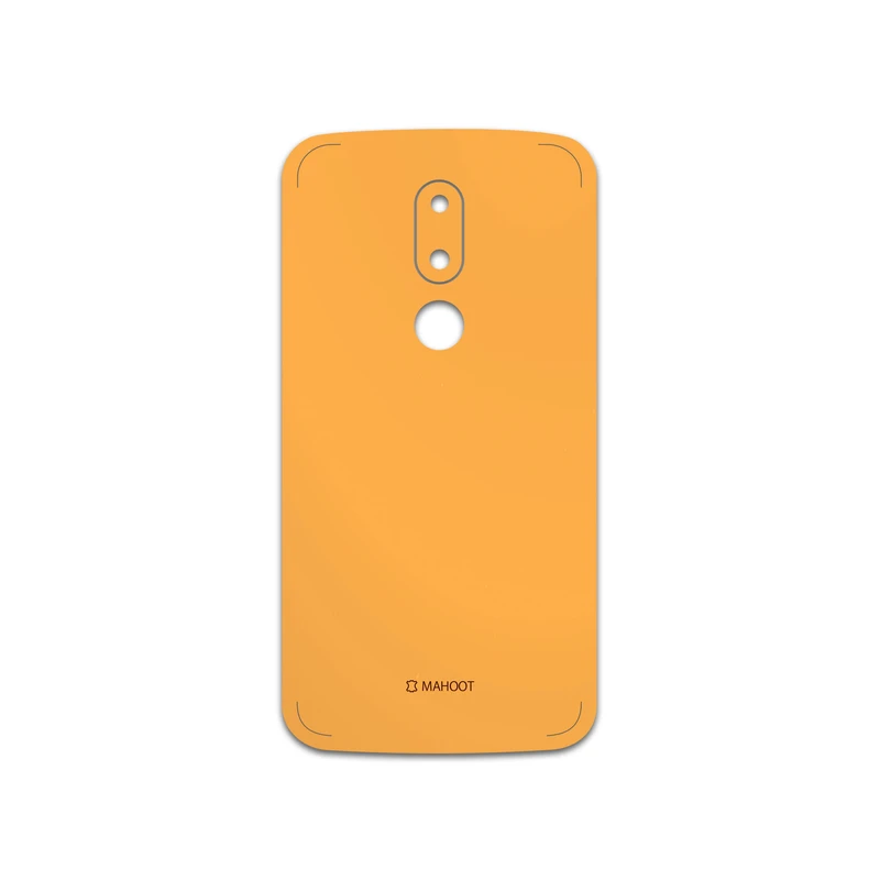 برچسب پوششی ماهوت مدل Matte-Orange مناسب برای گوشی موبایل موتورولا Moto M