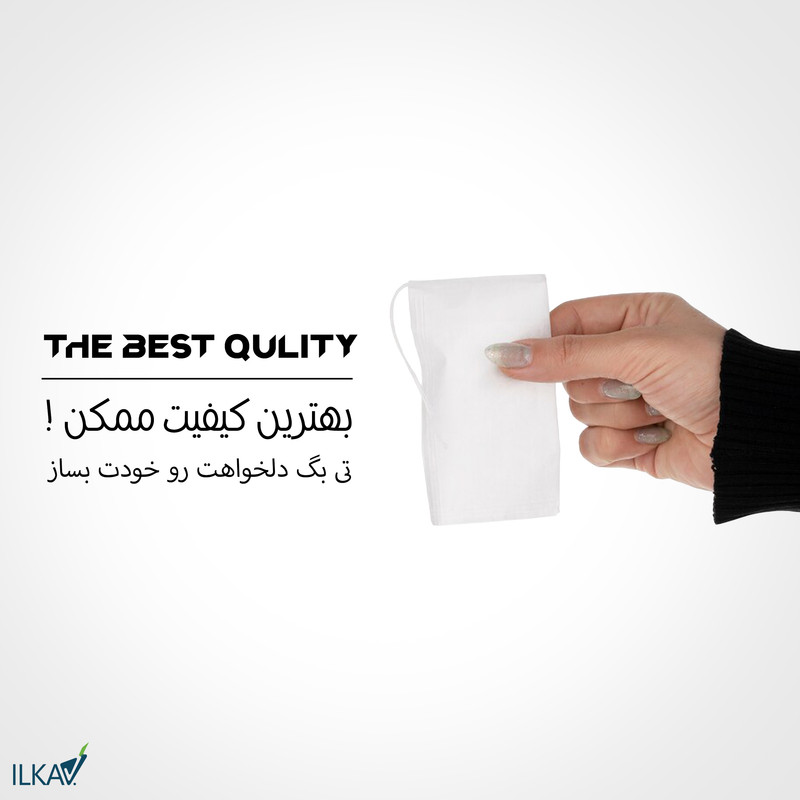 فیلتر چای ایلکا مدل نخ دار کاغذی بسته 30 عددی