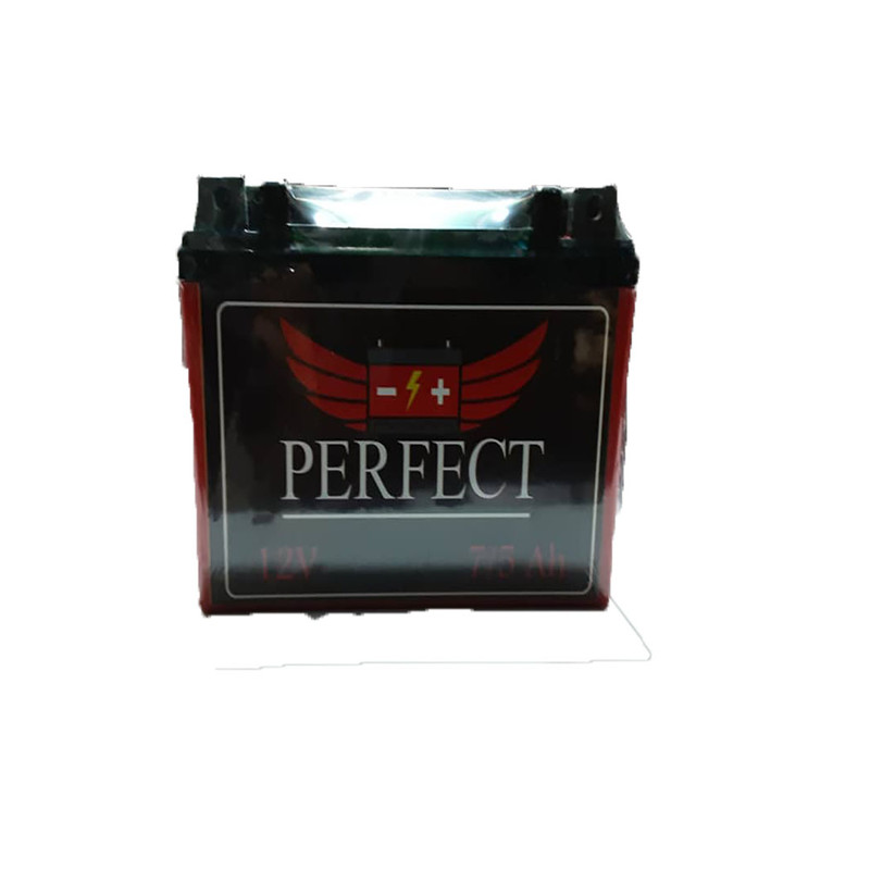 باتری موتورسیکلت پرفکت مدل 12V7.5Ah