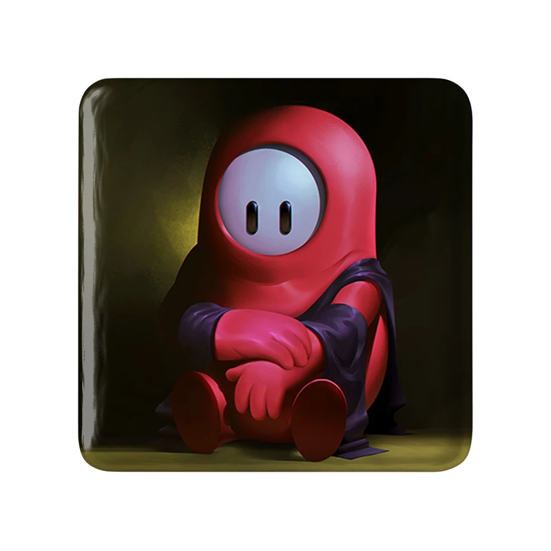 مگنت خندالو طرح بازی فال گایز (Fall Guys) مدل مربعی کد 32789