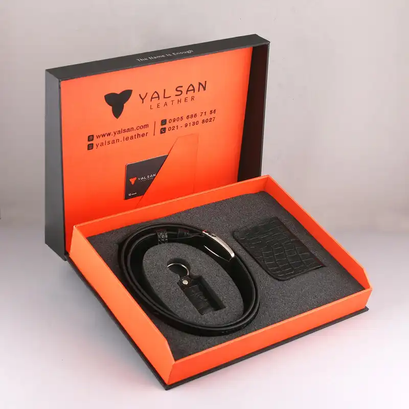 ست هدیه مردانه چرم یلسان مدل آیدن کد KAYA-NHL-GC-msk-127