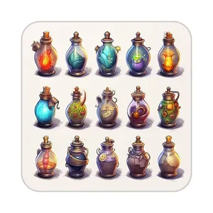 زیر لیوانی کاکتی طرح هری پاتر Harry Potter مدل mp44467