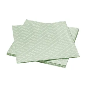 دستمال سفره ایکیا مدل GREEN SPILLTID بسته30 عددی