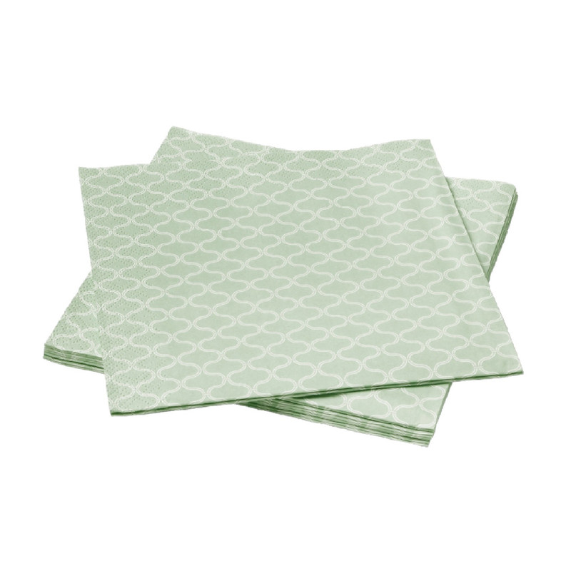 دستمال سفره ایکیا مدل GREEN SPILLTID بسته30 عددی