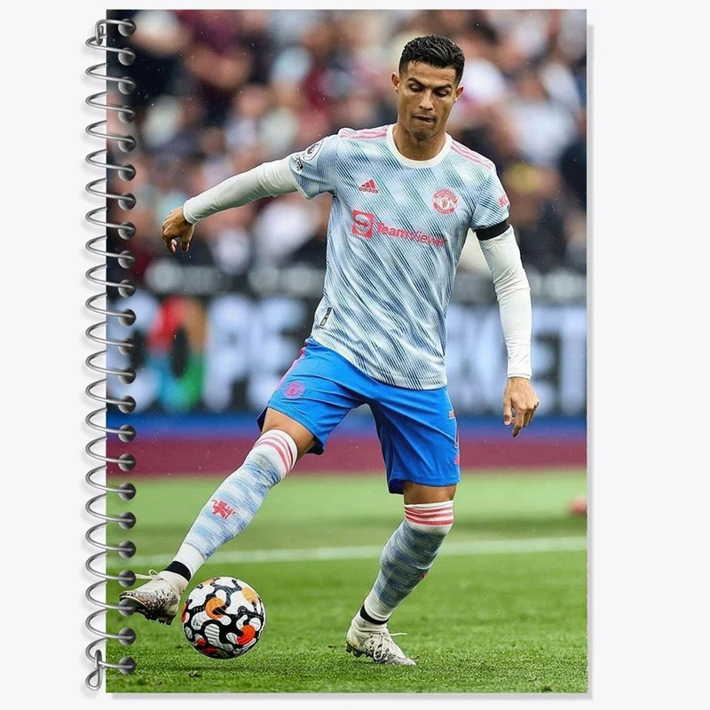 دفتر لغت 50 برگ خندالو مدل کریستیانو رونالدو کد 13895