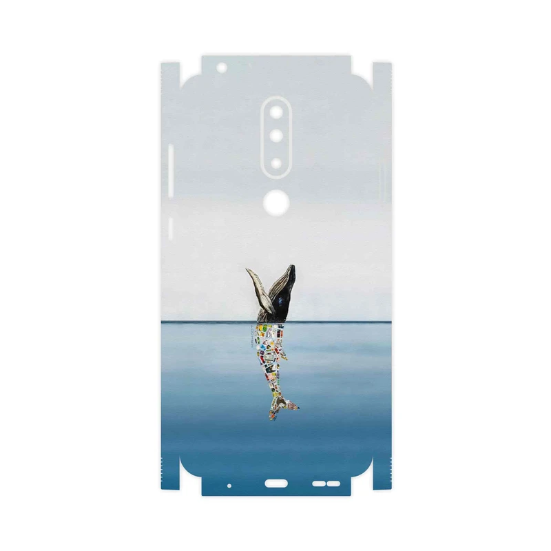 برچسب پوششی ماهوت مدل Collage of Sea Trash-FullSkin مناسب برای گوشی موبایل نوکیا 5.1 Plus