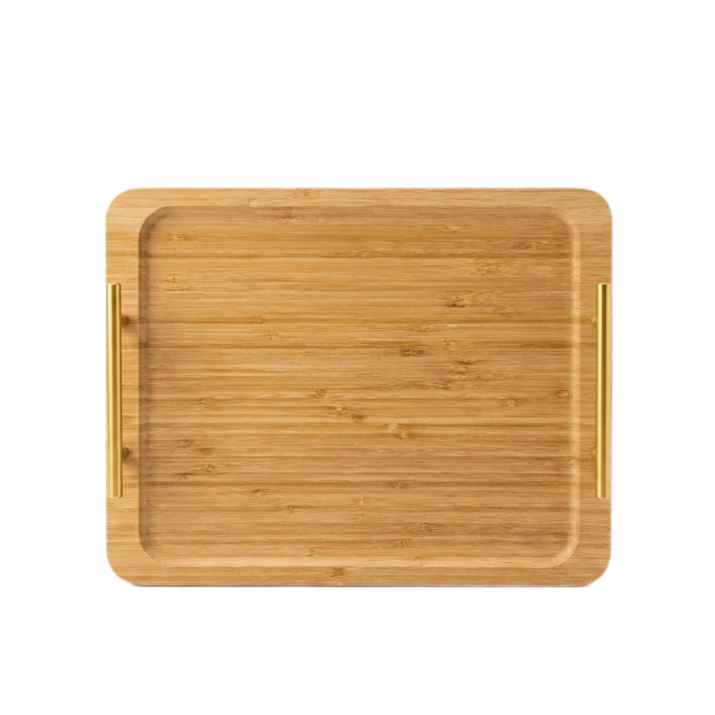 سینی دسته دار مدل بامبو کد SI-38 سایز 29x38 سانتیمتر