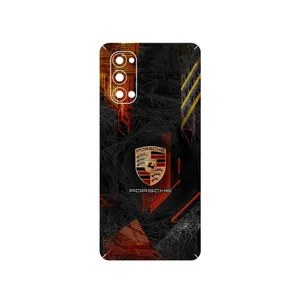MAHOOT Porsche_Logo Cover Sticker for Oppo Reno4 Pro 5G
