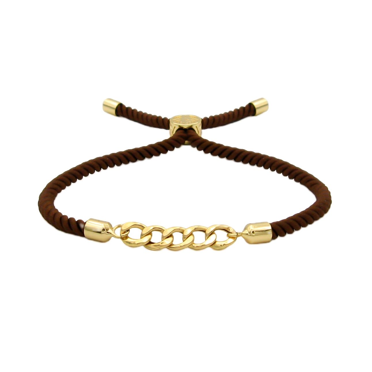 دستبند طلا 18 عیار زنانه مانچو مدل bfg221 -  - 1