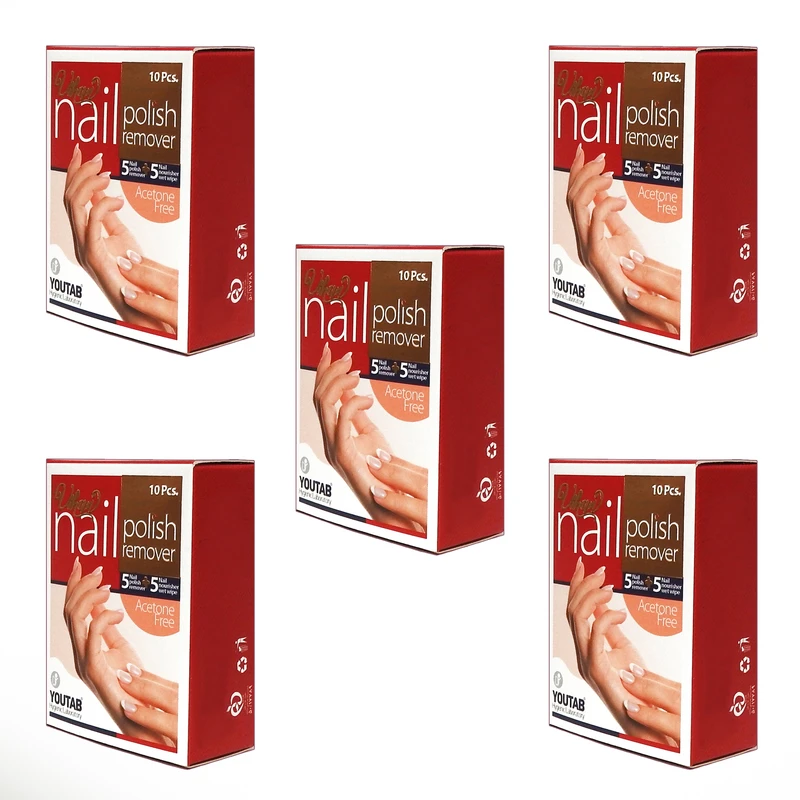 پد لاک پاک کن ویهان مدل Nai 5+5 پنج بسته 10 عددی