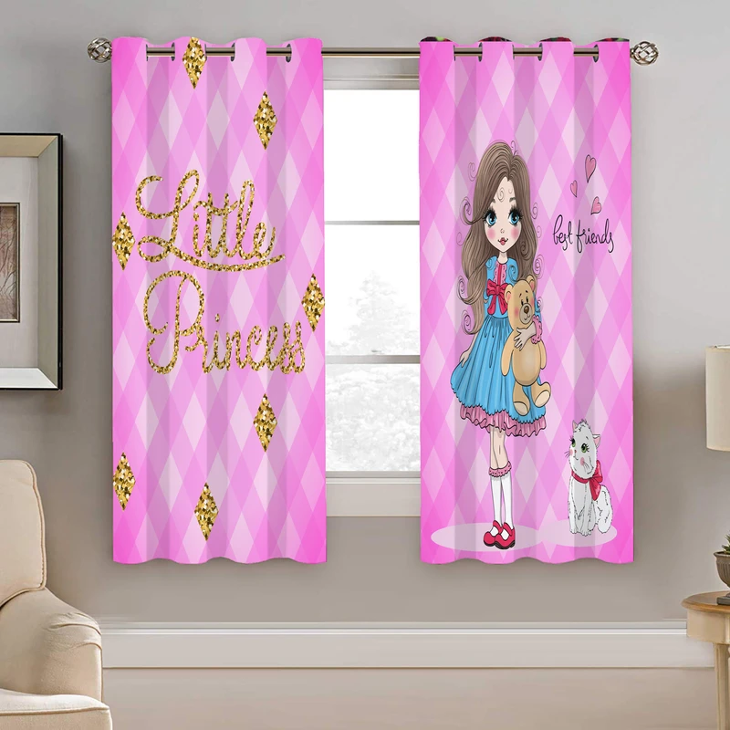 پرده نیروانا طرح کودک  مدل هازان کد 5236  سایز 140×200 سانتی متر