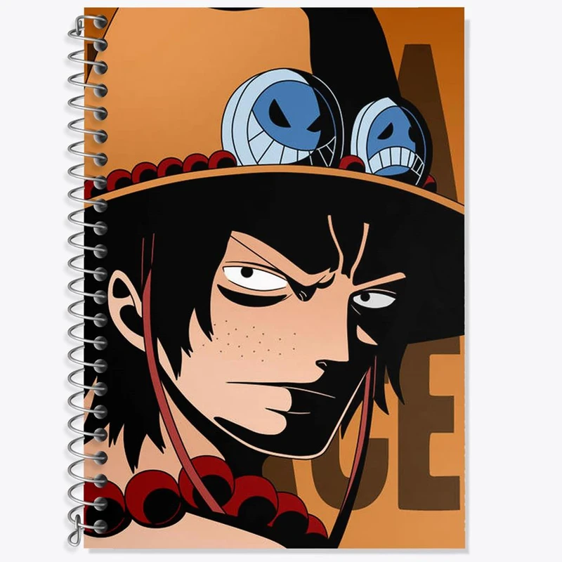 دفتر لغت 50 برگ خندالو مدل پورتگاس انیمه وان پیس One Piece کد 17272