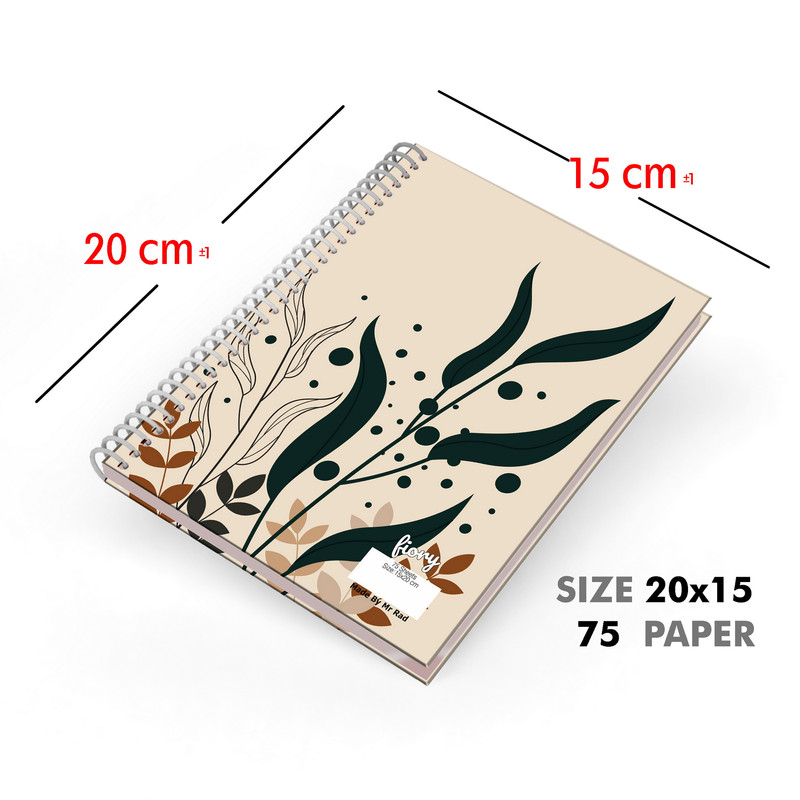 دفتر یادداشت مستر راد مدل نوبت دهی مشتریان سالن زیبایی طرح سنا کد fiory 2346