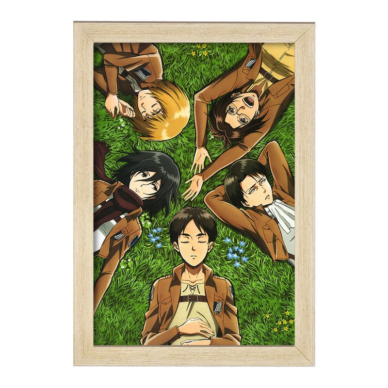 تابلو خندالو مدل انیمه اتک آن تایتان Attack on Titan  کد 4843