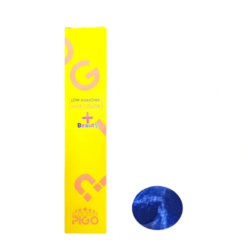 رنگ‌مو‌ پیگو شماره sk.01 مدل پلاس بیوتی حجم 105 میلی لیتر رنگ آبی آسمانی 