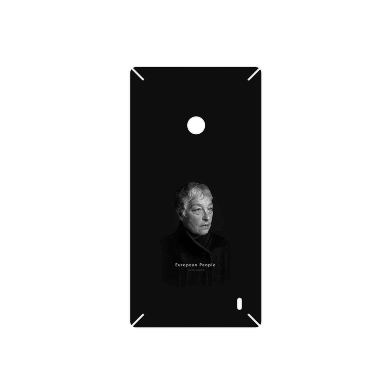 برچسب پوششی ماهوت مدل Portrait of a European Woman مناسب برای گوشی موبایل نوکیا Lumia 520