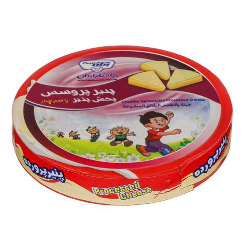 پنیر پروسس بخش پذیر  با طعم چدار پگاه - 140 گرم