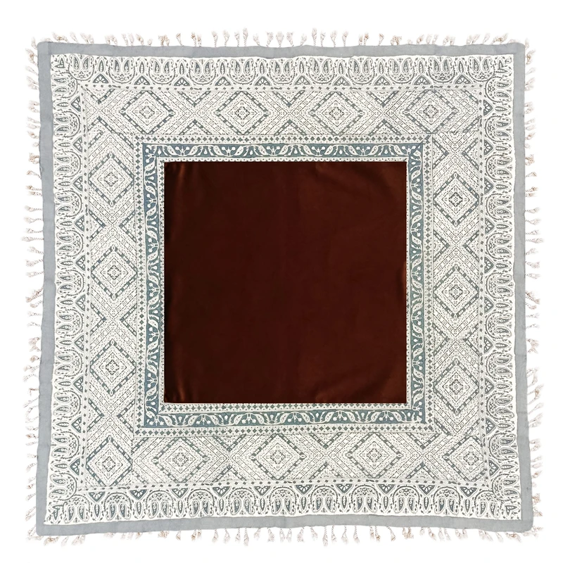 رومیزی مخمل مدل سنتی BR100