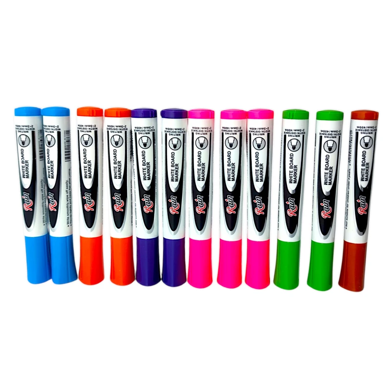 ماژیک وایت برد رین مدل 105 بسته 12 عددی