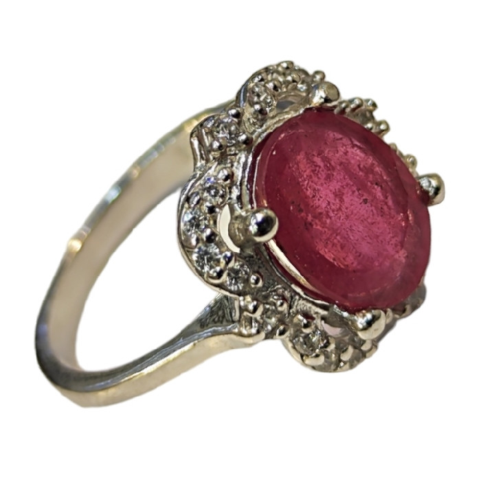 انگشتر نقره زنانه مدل سنگ یاقوت سرخ آفریقایی کد 508 انگشتر نقره زنانه مدل سنگ یاقوت سرخ آفریقایی کد 508