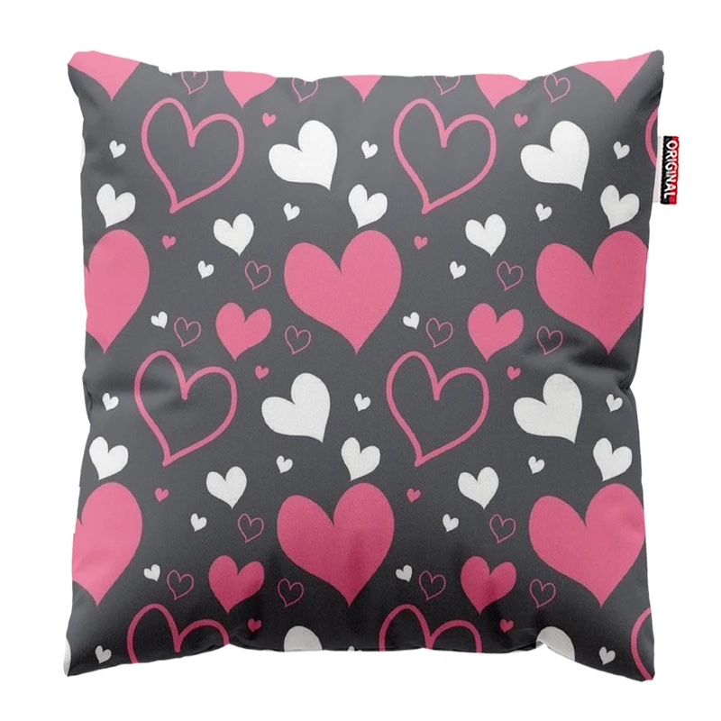 کوسن پاد آفرین طرح قلب سایز 30*30 سانتی متر