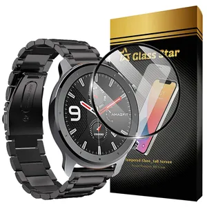 محافظ صفحه نمایش گلس استار مدل GWPM مناسب برای ساعت هوشمند امیزفیت GTR 42mm