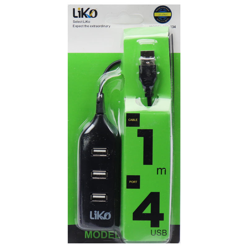 هاب ۴ پورت USB 2.0 لیکو مدل MR-134 1