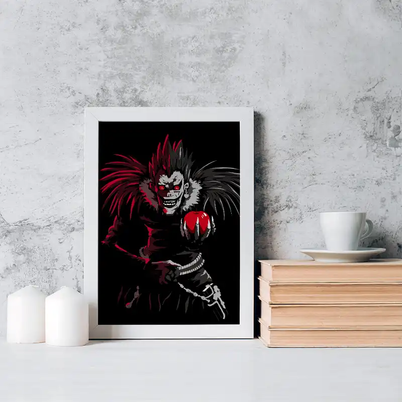 تابلو خندالو مدل شینیگامی ریوک انیمه دفترچه مرگ کد 11323