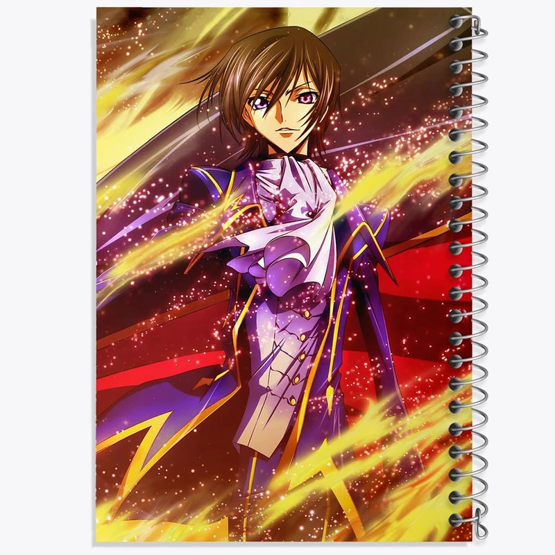 دفتر شطرنجی 50 برگ خندالو طرح لولوش وی بریتانیا انیمه کد گیاس Code Geass کد 13070